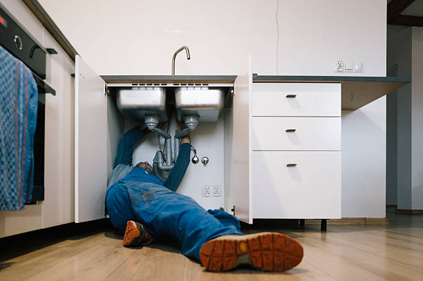 Professional Drain Cleaning technician working in Lawton, OK